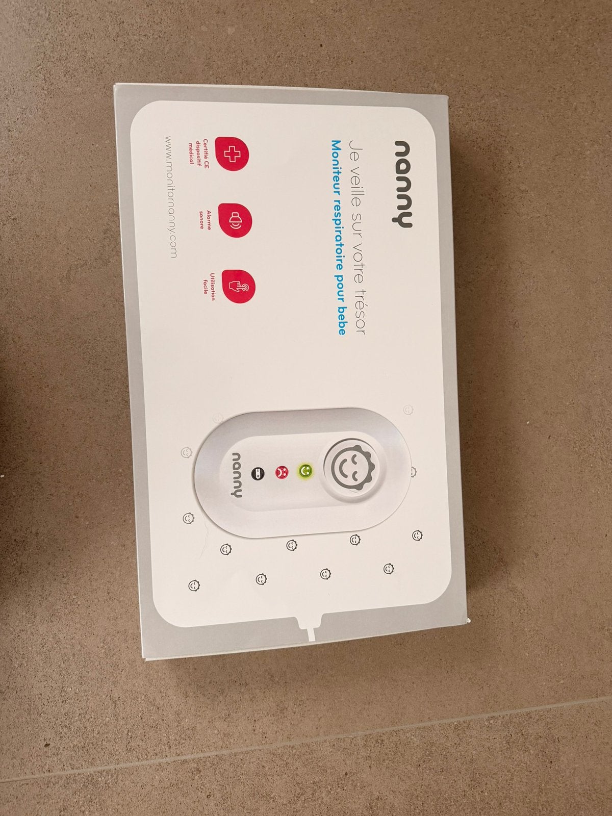 Nanny BM-O2 — Moniteur respiratoire pour bébé — Neuf, Enlèvement, Comme neuf