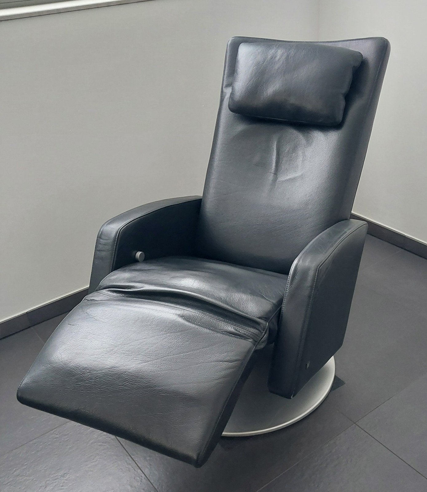 Relaxfauteuil, Huis en Inrichting, Ophalen, Gebruikt, Leer