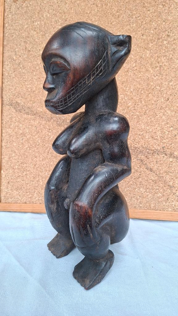 Afrikaans fang beeld, Antiek en Kunst, Ophalen, Gepatineerd, 20 - 50 cm, Beeld