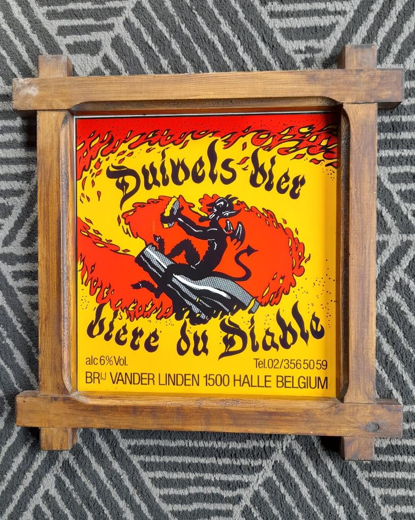 Reclame  Duivels Bier  -  Halle  -  Diable, Verzenden, Gebruikt