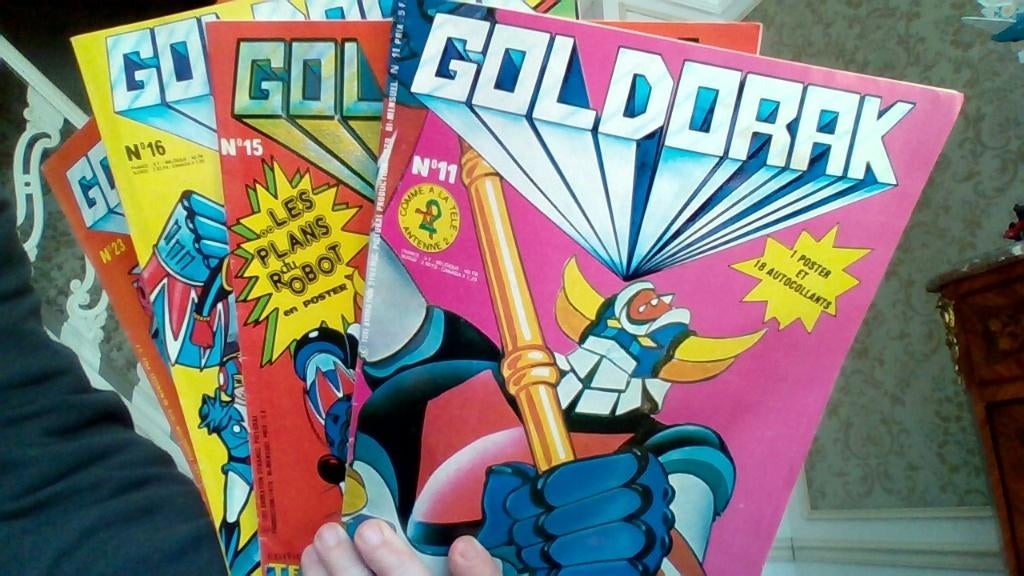 Ancienne BD Goldorak de 1978 prix la bd, Enlèvement