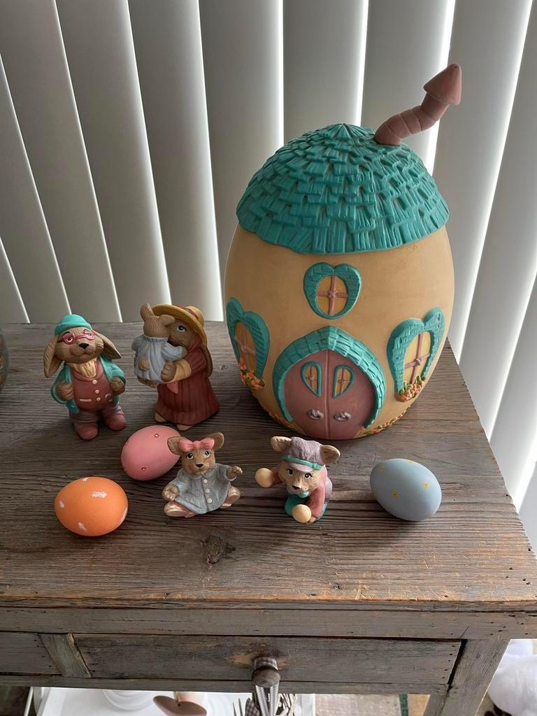 Paasdecoratie, Ophalen