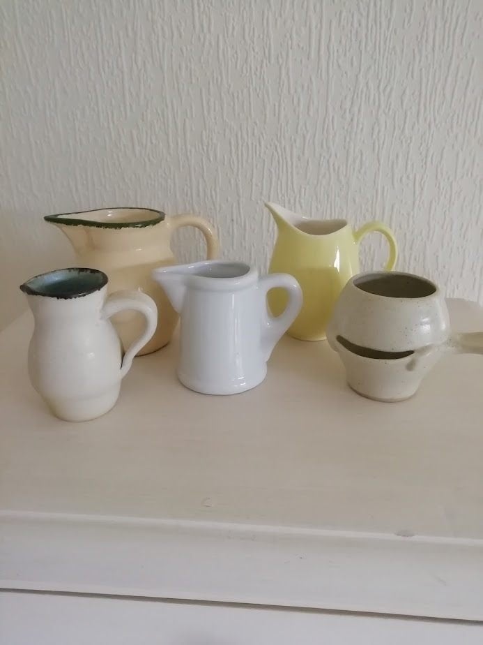 5 schenkkannetjes voor 4€, Ophalen of Verzenden, Keramiek