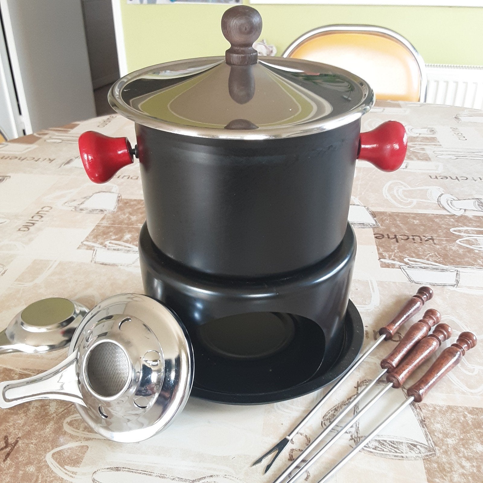 Fondue set
1 keer gebruikt, Ophalen of Verzenden