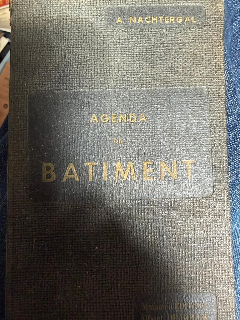 Agenda Dunod bâtiment, BRUXELLES, 18e édition, 513 figures, Envoi