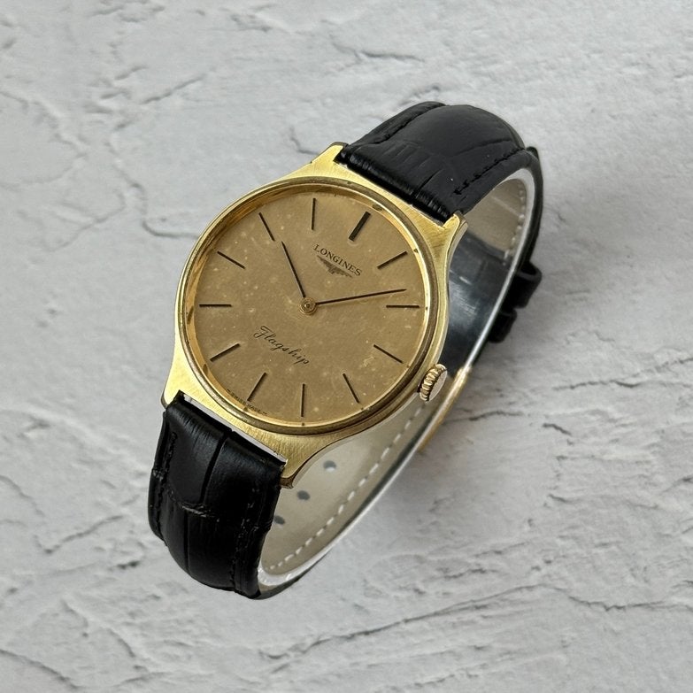 Longines Flagship Vintage, Montre-bracelet, Enlèvement ou Envoi, Avec bracelet, 1960 ou plus tard