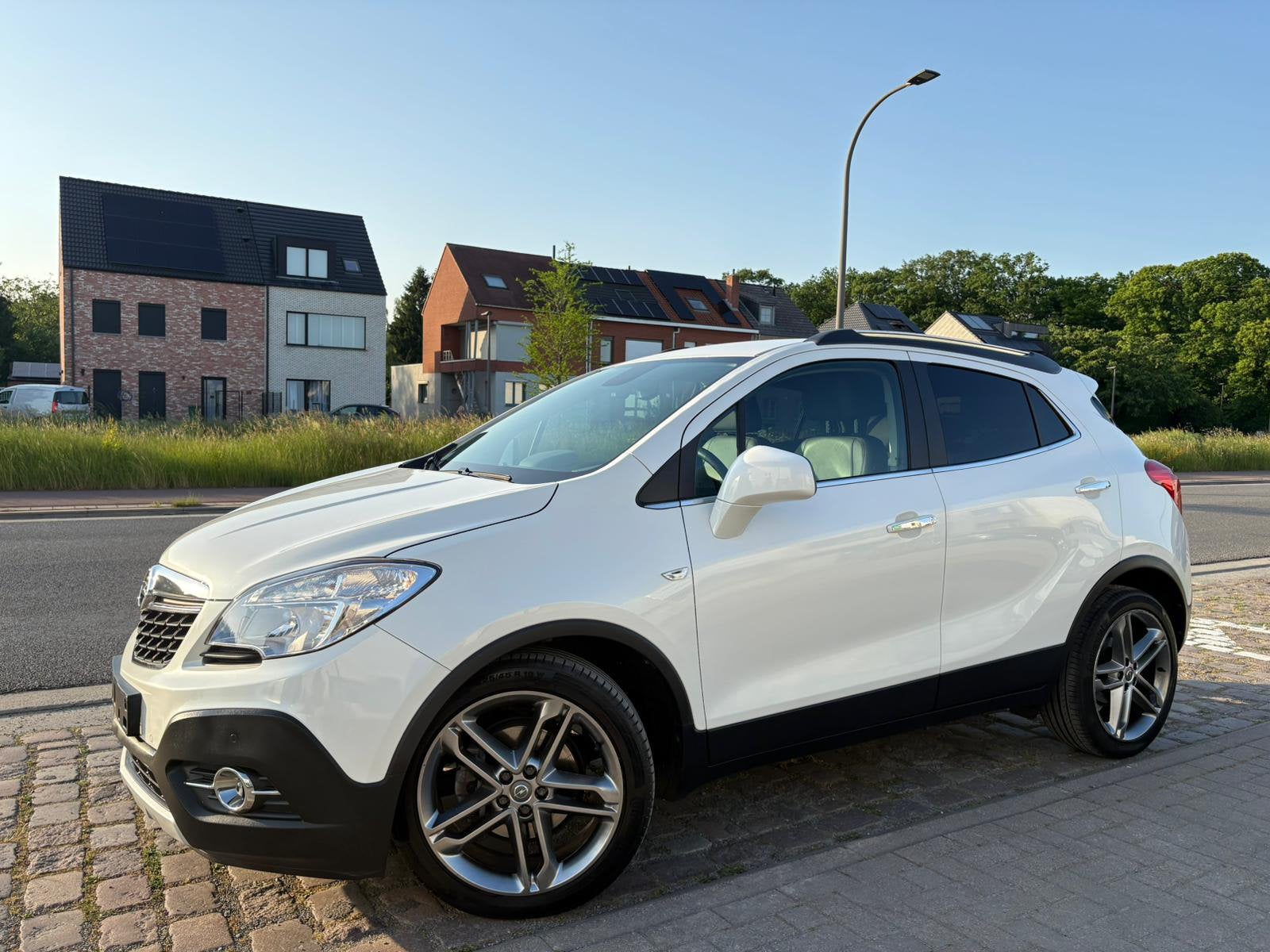 Opel Mokka | 12 M Garantie | Automaat | 78 Dkm |Benzine|2014, Auto's, Testrit aan huis, 4 cilinders, Wit, Leder