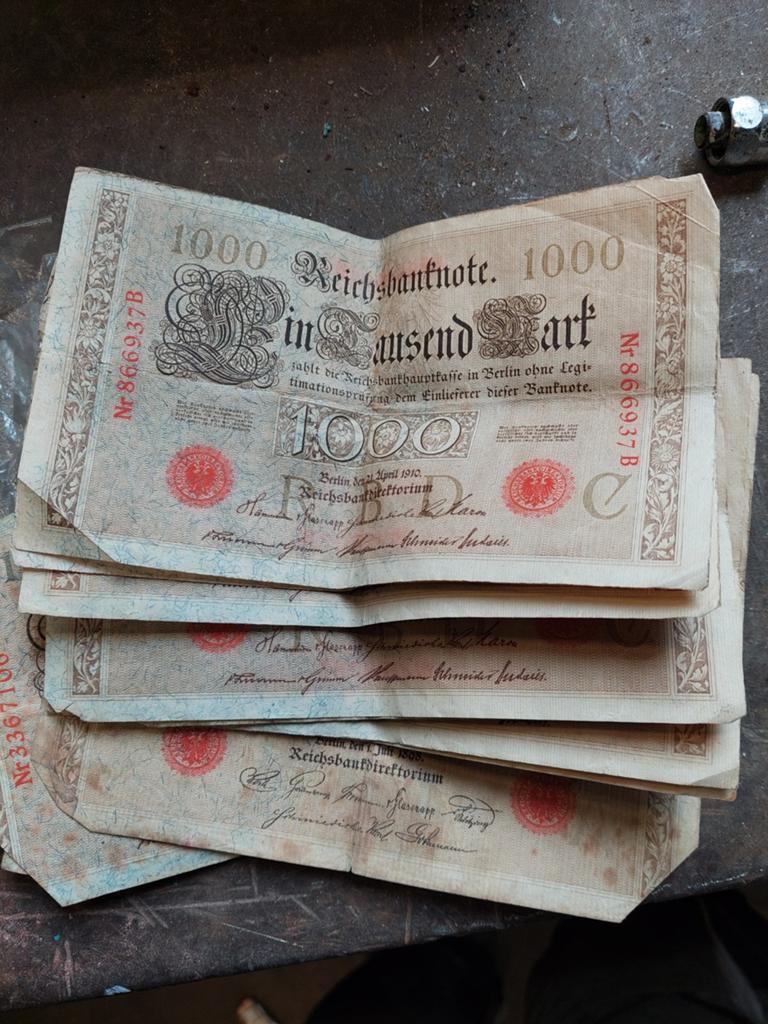 9000 oude duitse mark, Postzegels en Munten, Ophalen