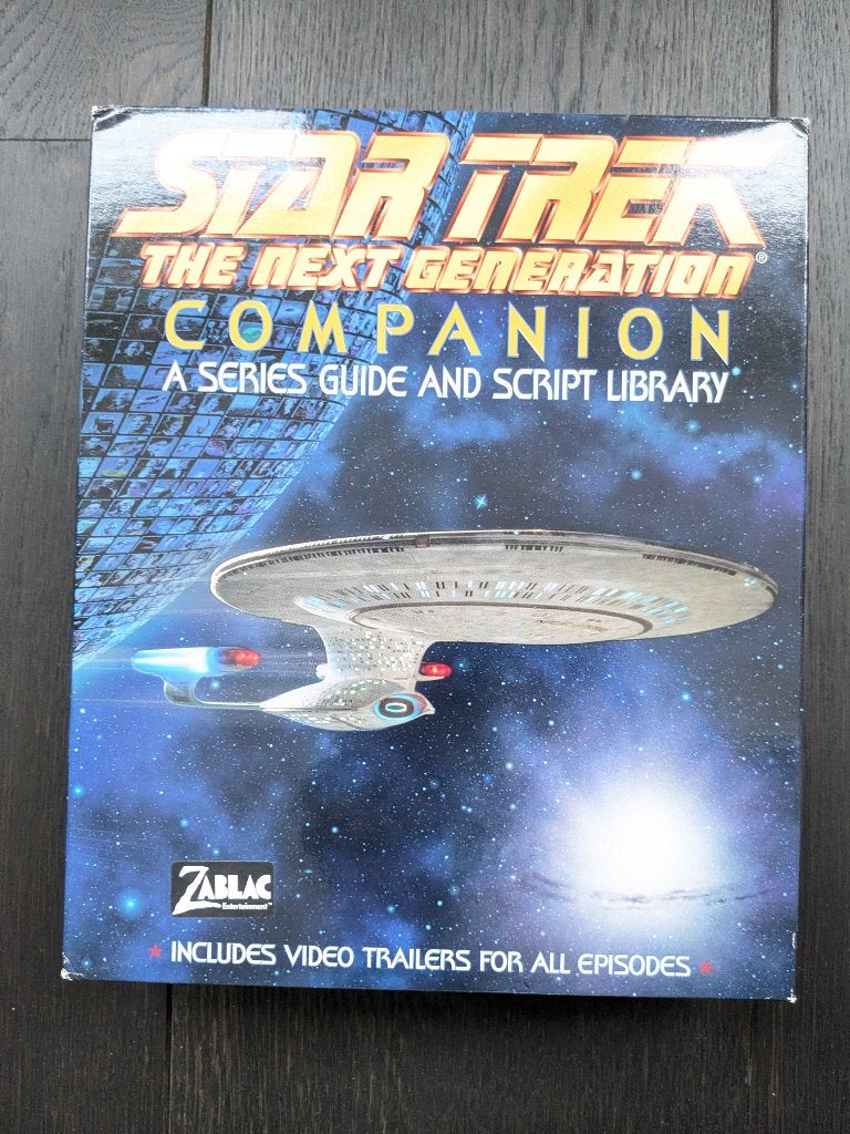 Star Trek The Next Generation Companion, Enlèvement ou Envoi, Comme neuf, Autres types, Windows