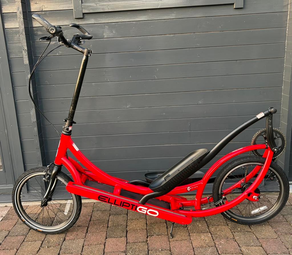Elliptigo 8C Nieuwstaat met Garantie. Rood of Zwart., Fietsen en Brommers, Ophalen of Verzenden, Zo goed als nieuw