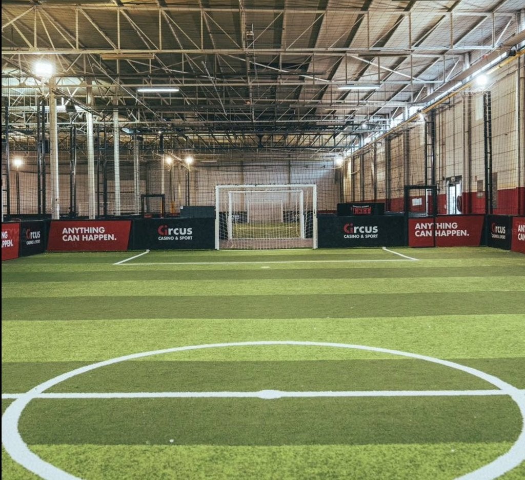 Indoor voetbalcentrum - volledige uitrusting