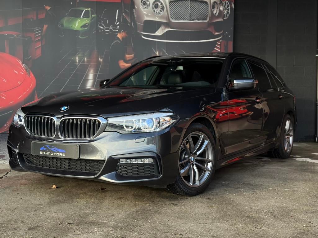 Bwm 520d G31 Touring M Sport Pakket, Auto's, BMW, Automaat, 1998 cc, 4 cilinders, Zwart