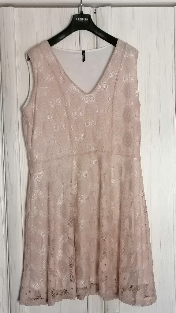 Zomerjurk Paprika,maat L (48), Verzenden, Maat 46/48 (XL) of groter, Zo goed als nieuw, Knielengte
