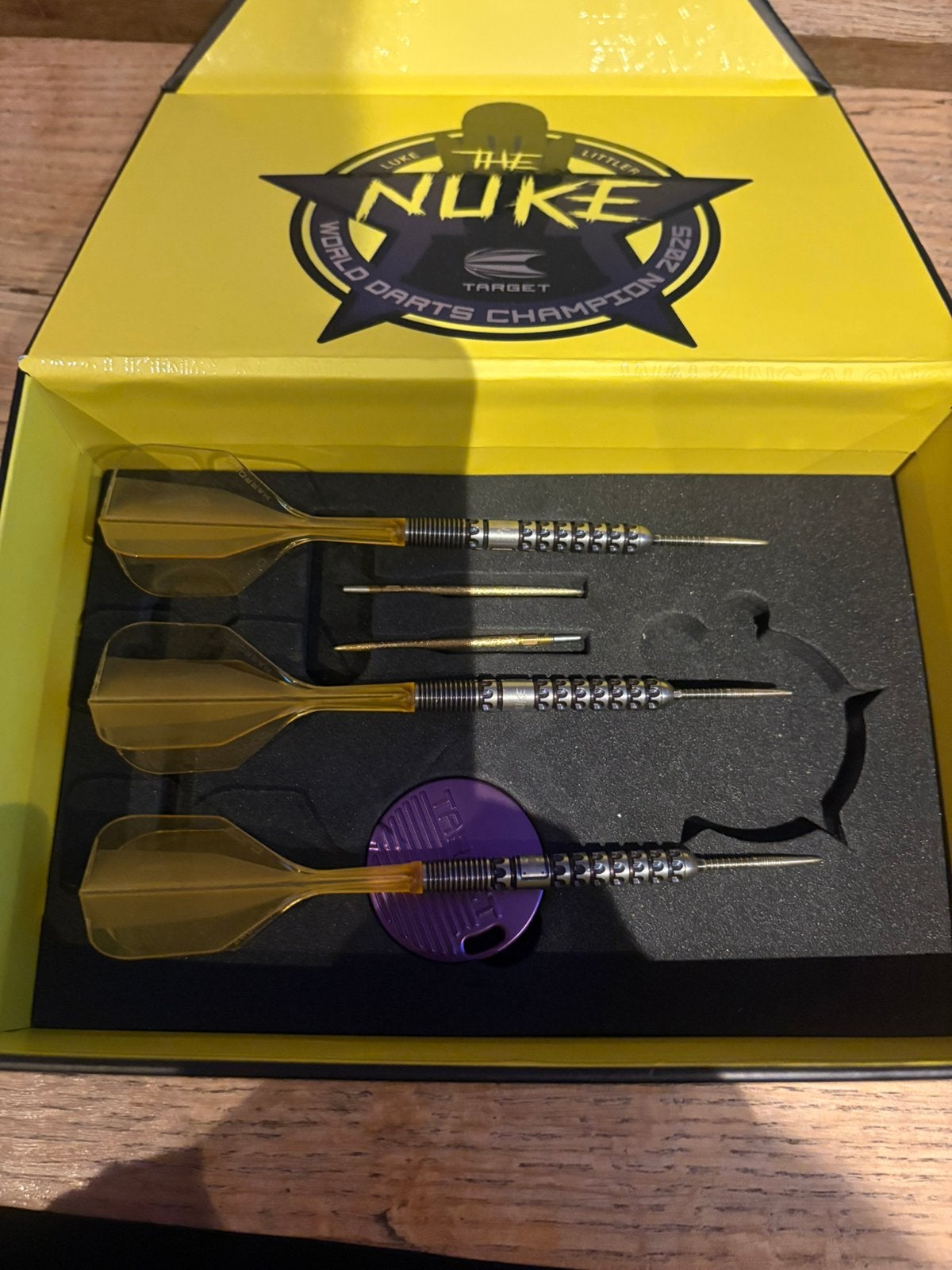 Luke Littler 23gr, Sport en Fitness, Darts, Ophalen, Zo goed als nieuw, Flights