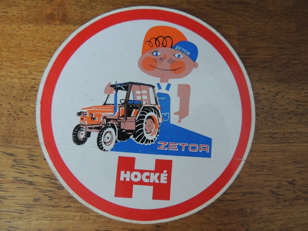 Tractor Zetor Hocké Sticker, Verzenden, Zo goed als nieuw, Overige typen