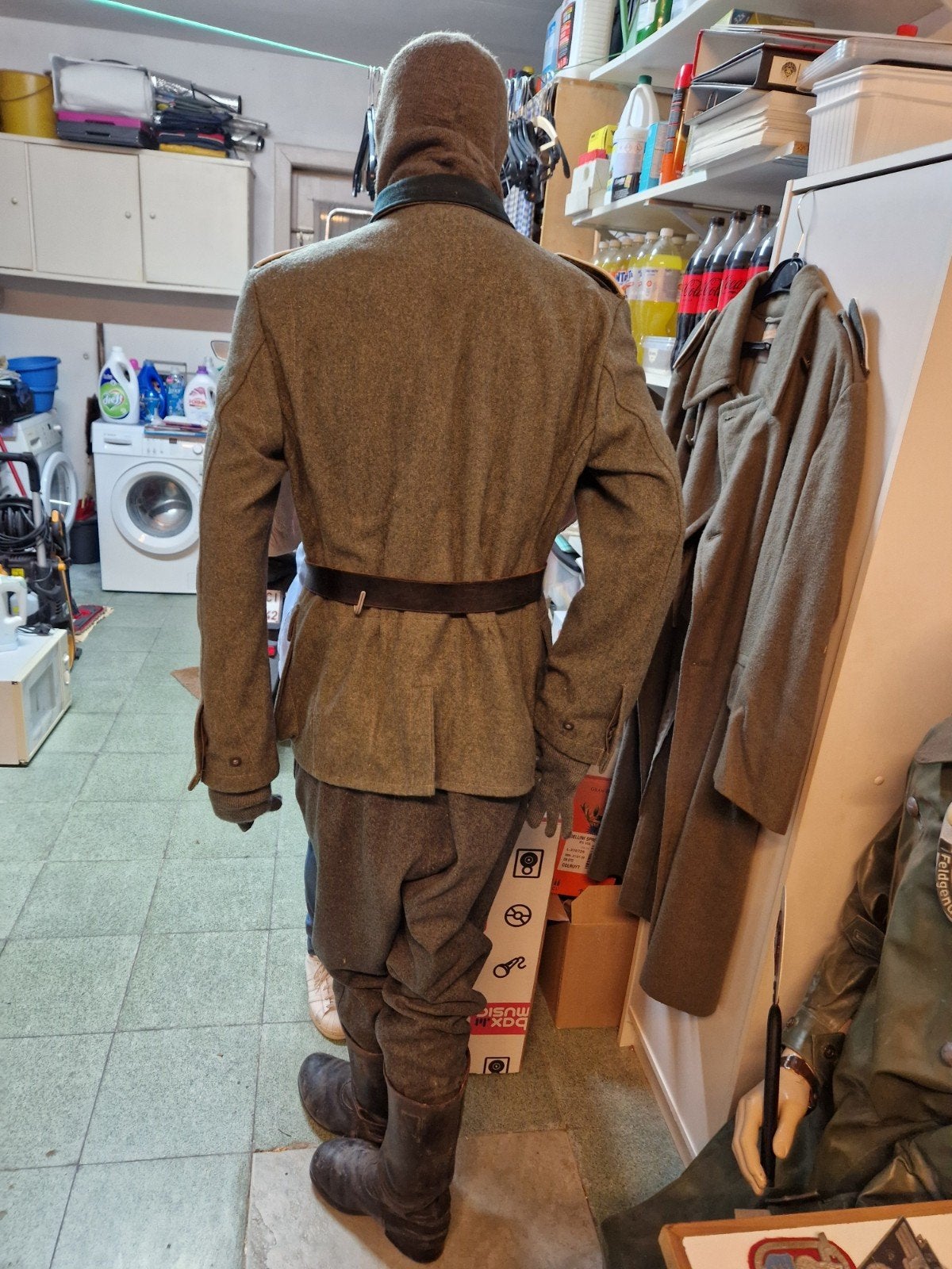Compleet duits uniform met paspop zie omschrijving, Ophalen of Verzenden