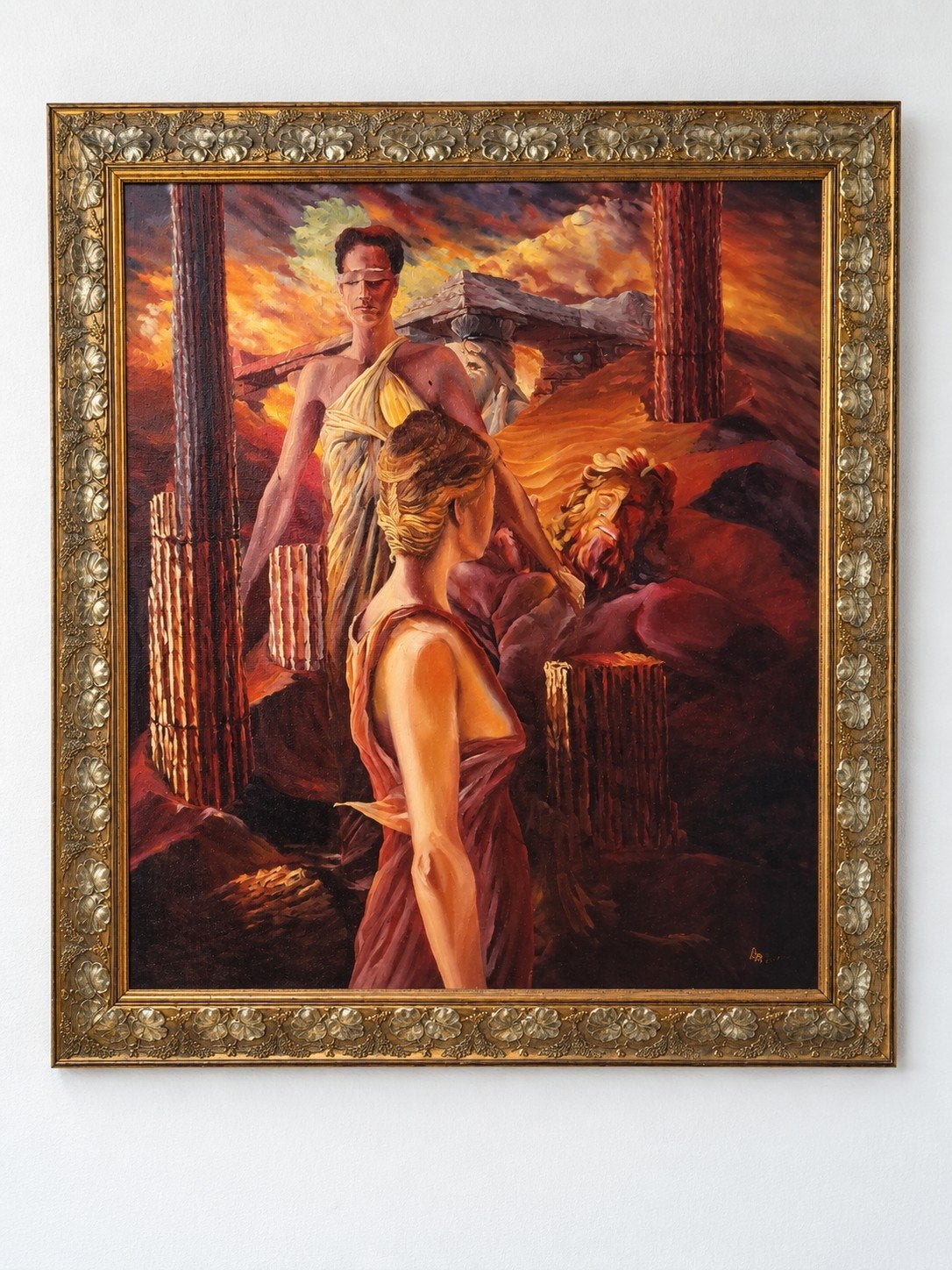 Origineel schilderij – Paul Lippeveld (Antwerpen) –  120, Enlèvement