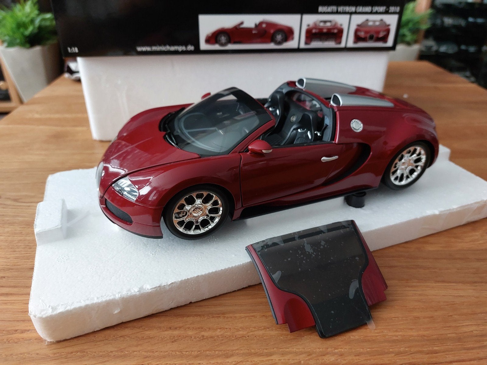 Bugatti Veyron Grand Sport Minichamps 1/18, Hobby & Loisirs créatifs, Voitures miniatures | 1:18, Enlèvement ou Envoi, Comme neuf