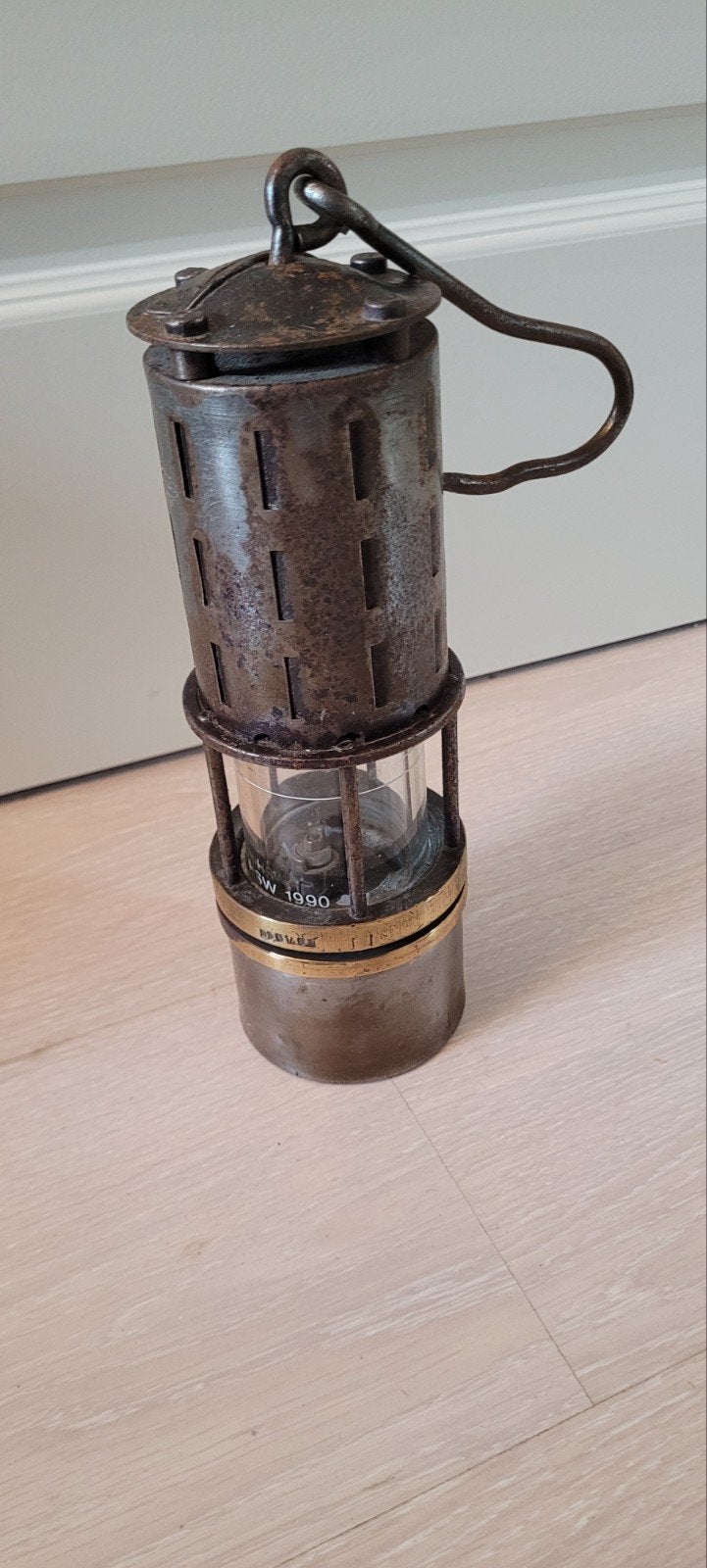 Petroleum lamp antiek, Ophalen