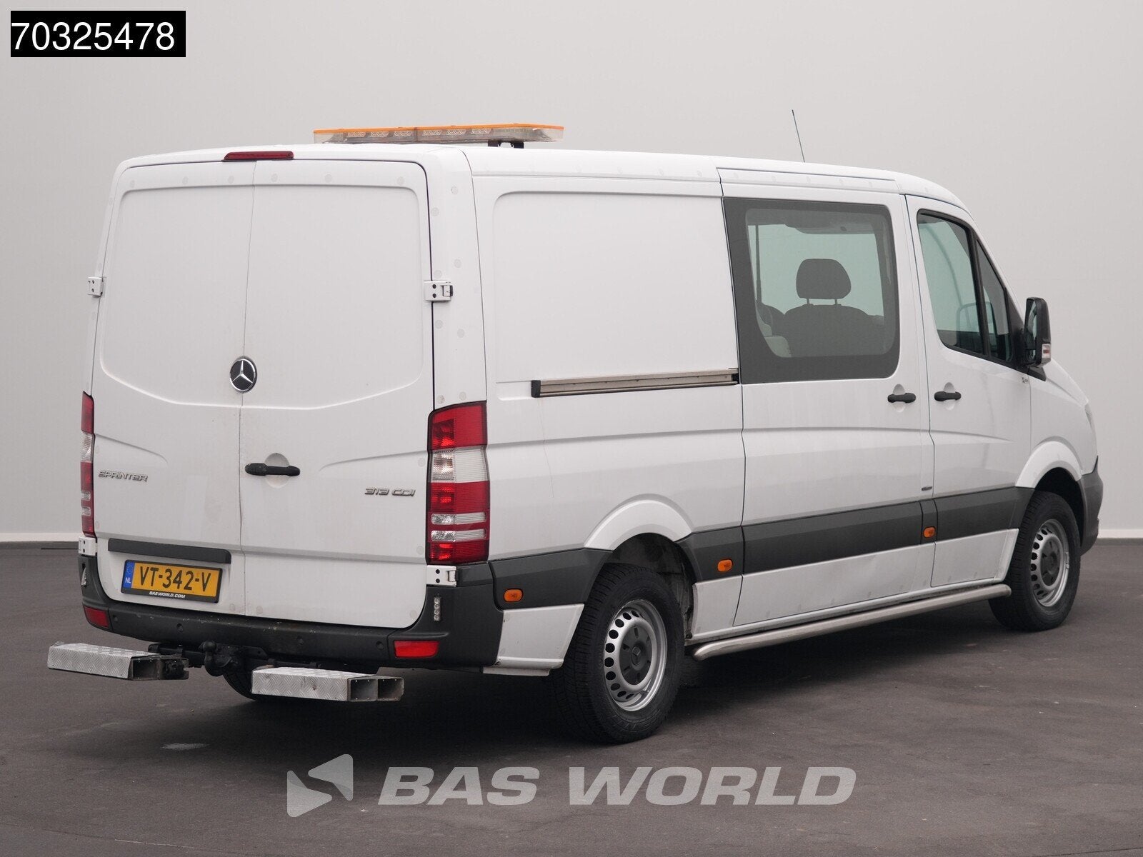 Mercedes Sprinter 313 CDI Automaat Dubbel Cabine Euro6 L2H1, Auto's, Automaat, Euro 5, Stof, Gebruikt