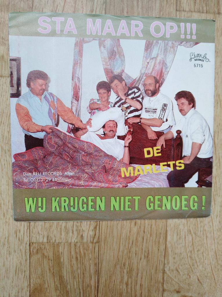 DE MARLETS: "Sta maar op!!!" - Vlaamse Topper!, Cd's en Dvd's, Vinyl | Nederlandstalig, Fotohoes, Ophalen of Verzenden