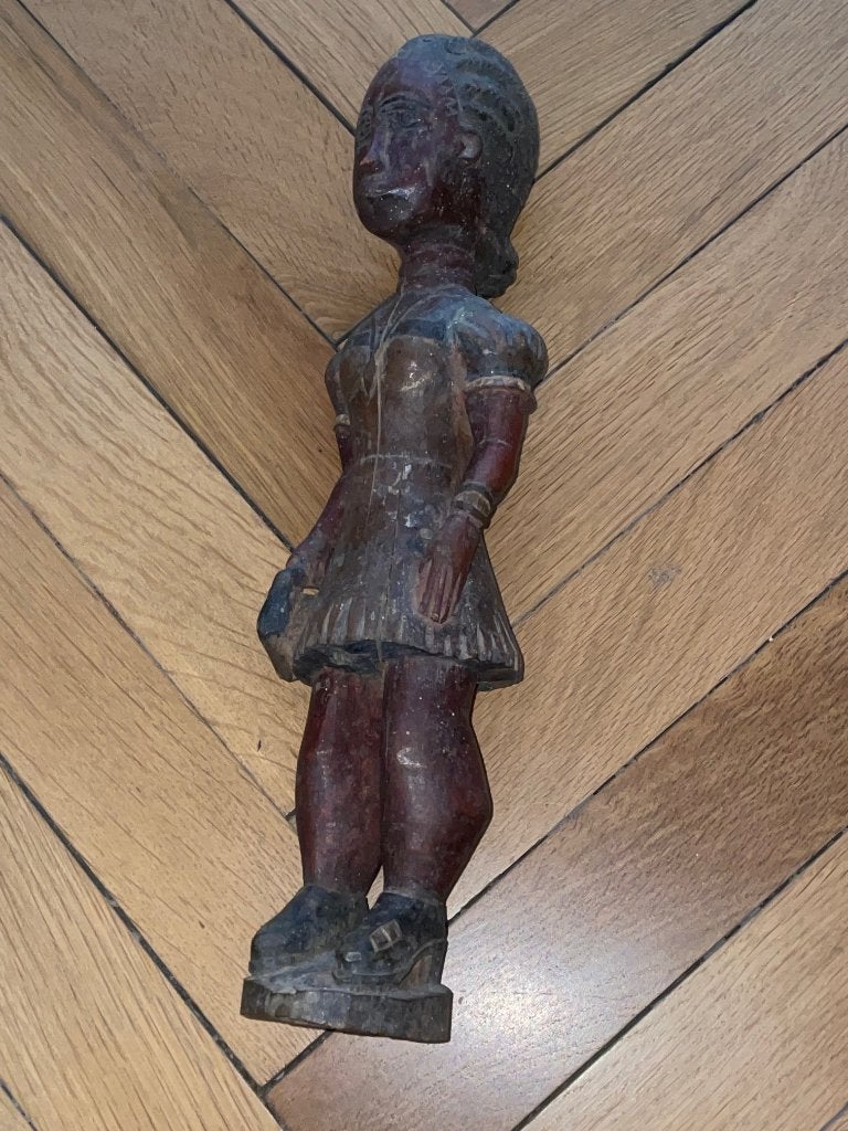 art africain ancienne statuette baoulé, Antiquités & Art, Enlèvement ou Envoi