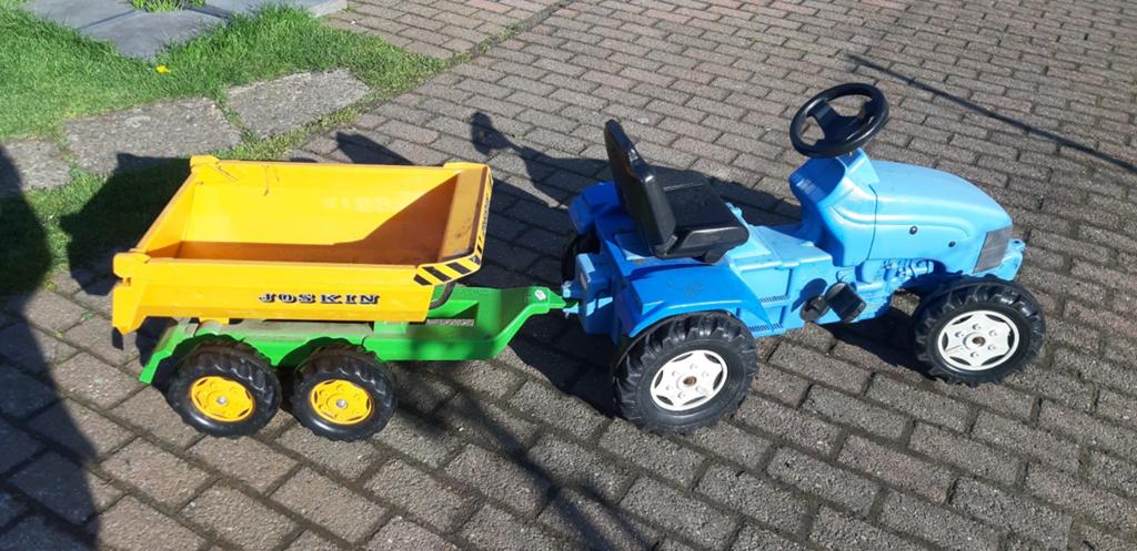 Traptraktor, Ophalen