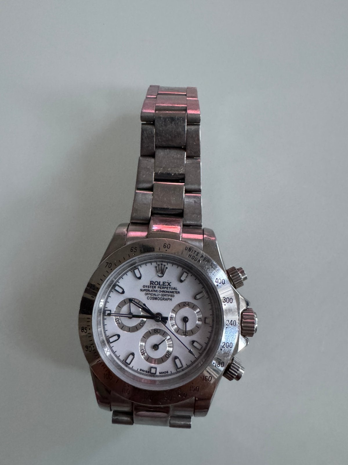 Montre homme rolex en très bonne état général, Handtassen en Accessoires, Horloges | Dames, Ophalen, Zo goed als nieuw, Rolex