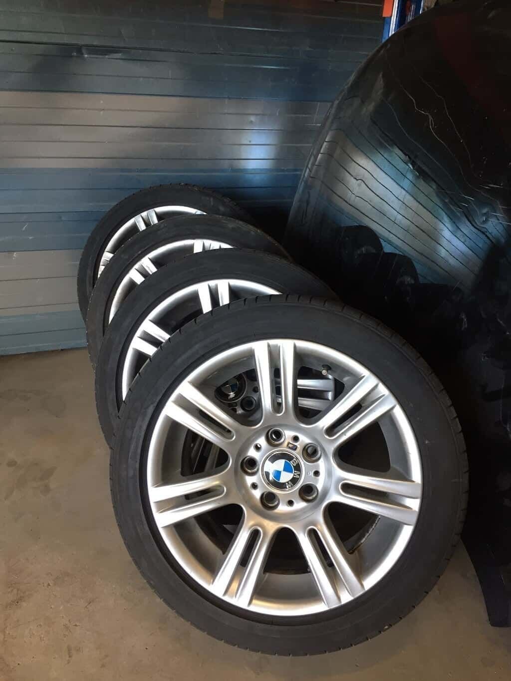 Bmw velgen 17 inch met banden +/- 6 mm origineel, Gebruikt, -, -, Ophalen of Verzenden