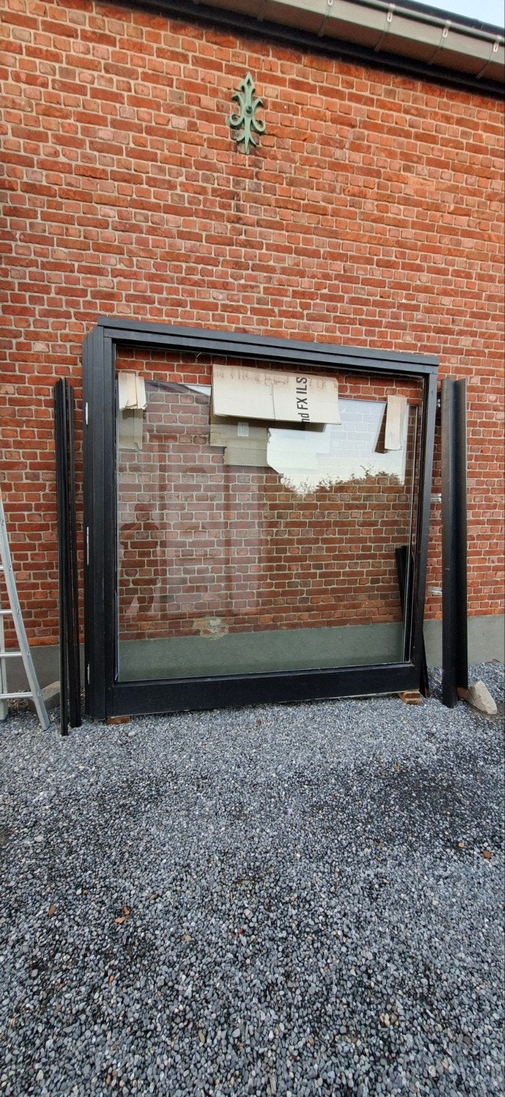 vast raam met isolerend glas, Ophalen, Raamkozijn, Zo goed als nieuw, 150 tot 225 cm