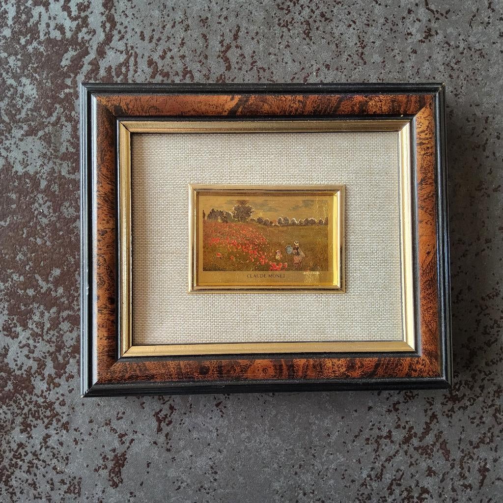 Reproduktie Zomer in bladgoud door Claude Monet (1840-1926), Antiek en Kunst, Kunst | Schilderijen | Klassiek, Ophalen of Verzenden