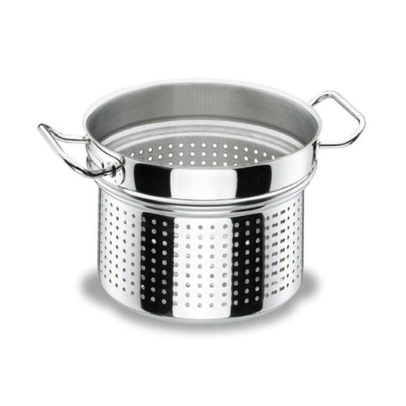 Nieuw Stoom- Pasta inzet Ø24cm  Lacor Profi 9,5L inox, OP=OP, Inox, Pot, Bus of Blik, Nieuw, Ophalen of Verzenden