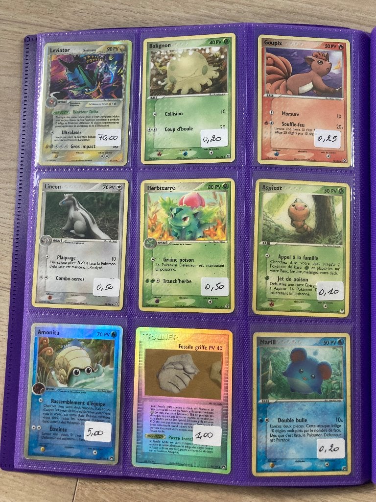 Pokémon kaarten: Frans Ex Ruby & Sapphire, Ophalen of Verzenden, Zo goed als nieuw, Losse kaart, Foil