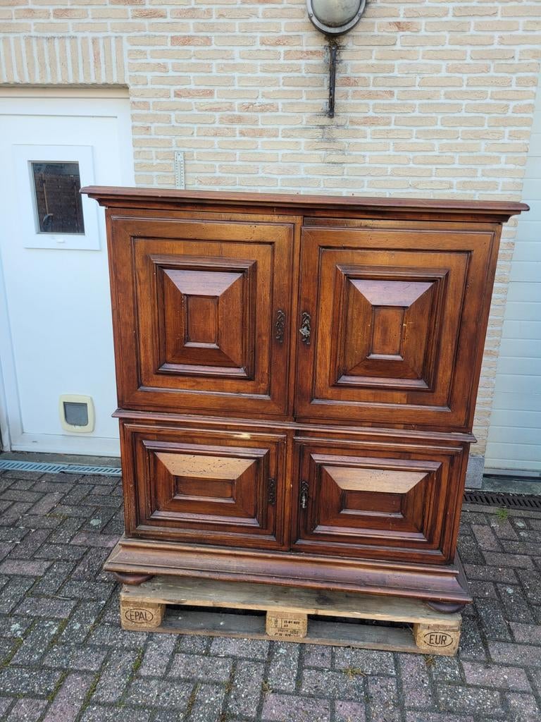 Prachtige antieke eiken barkast te koop, Antiek en Kunst, Ophalen
