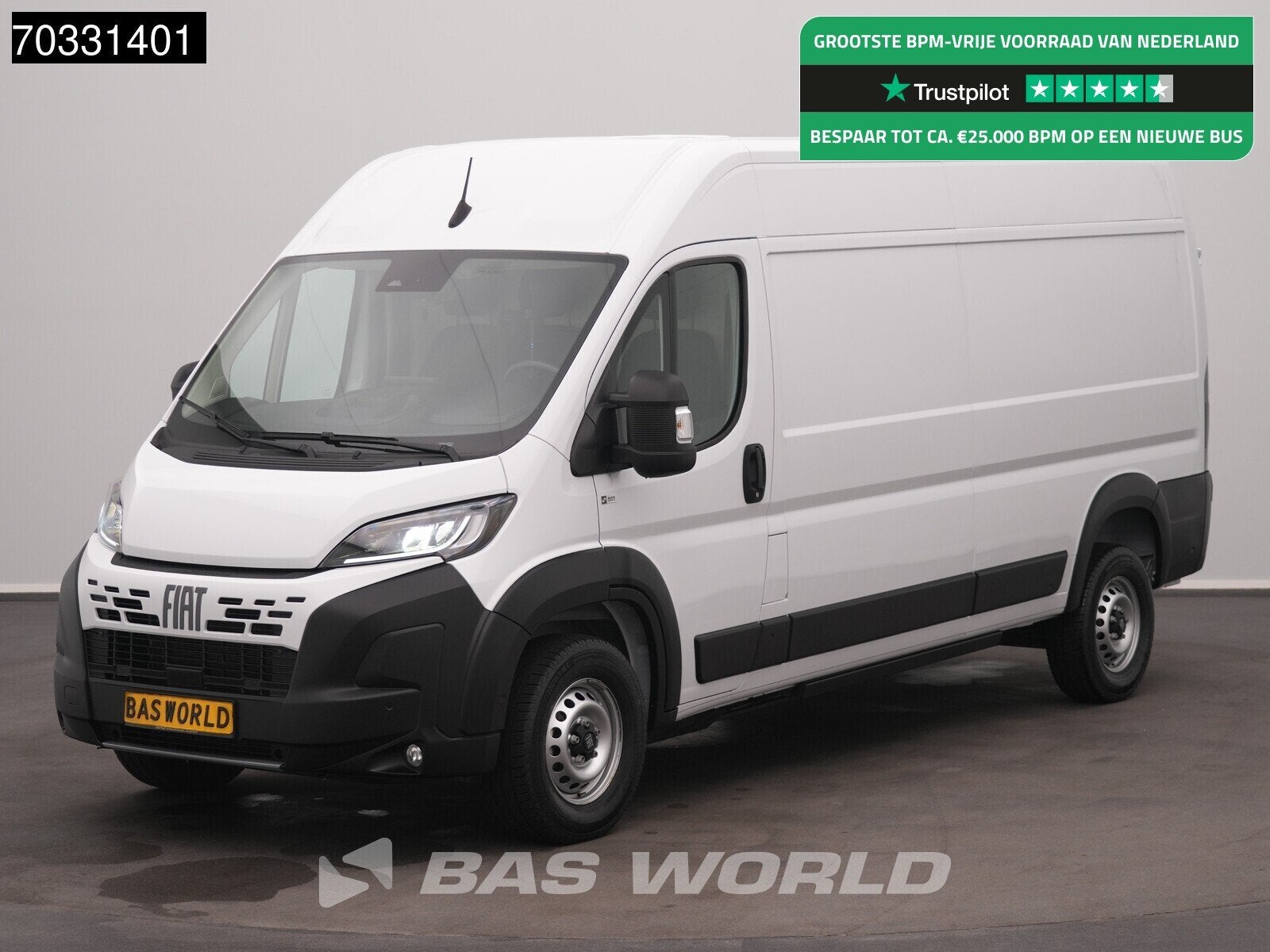Fiat Ducato Elektrisch Heavy 110kWh 424km WLTP L3H2 LED Navi, Achat, 1250 kg, Entreprise, 3 places