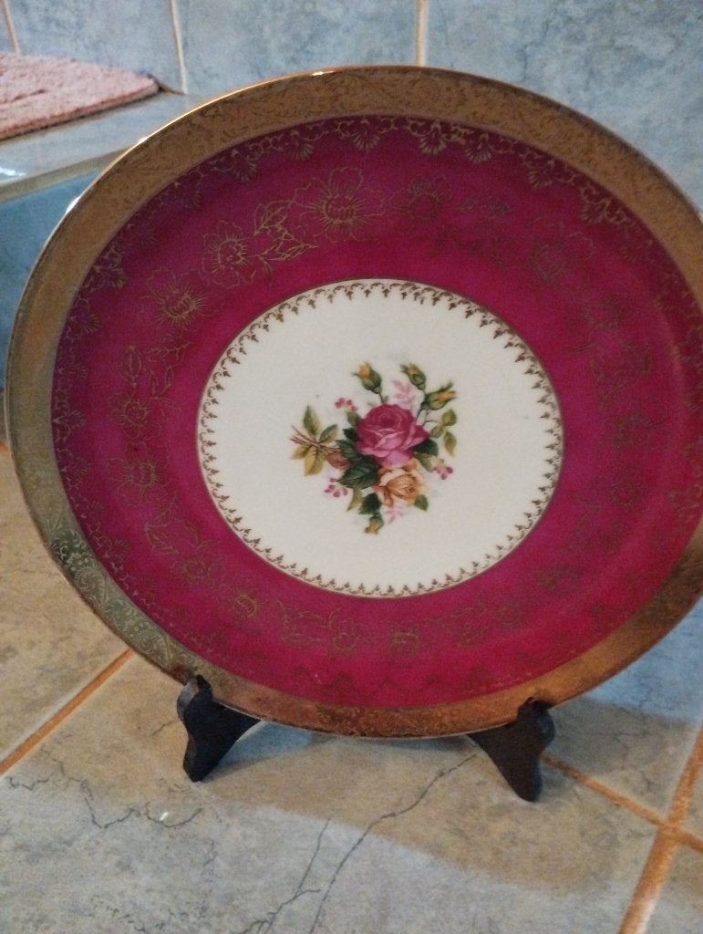 Assiette ancienne en porcelaine., Enlèvement ou Envoi