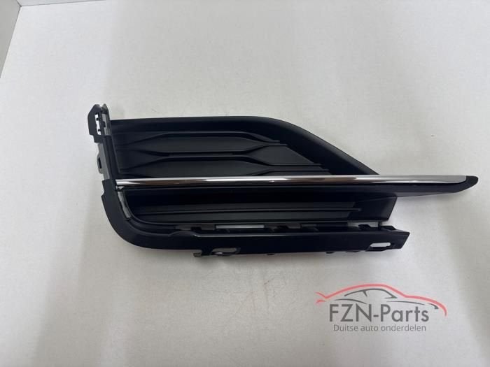 VW Golf 7 Facelift R-Line Inleg voorbumper afdekkap Zwart Ch, Ophalen of Verzenden, Gebruikt, Voor, Bumper