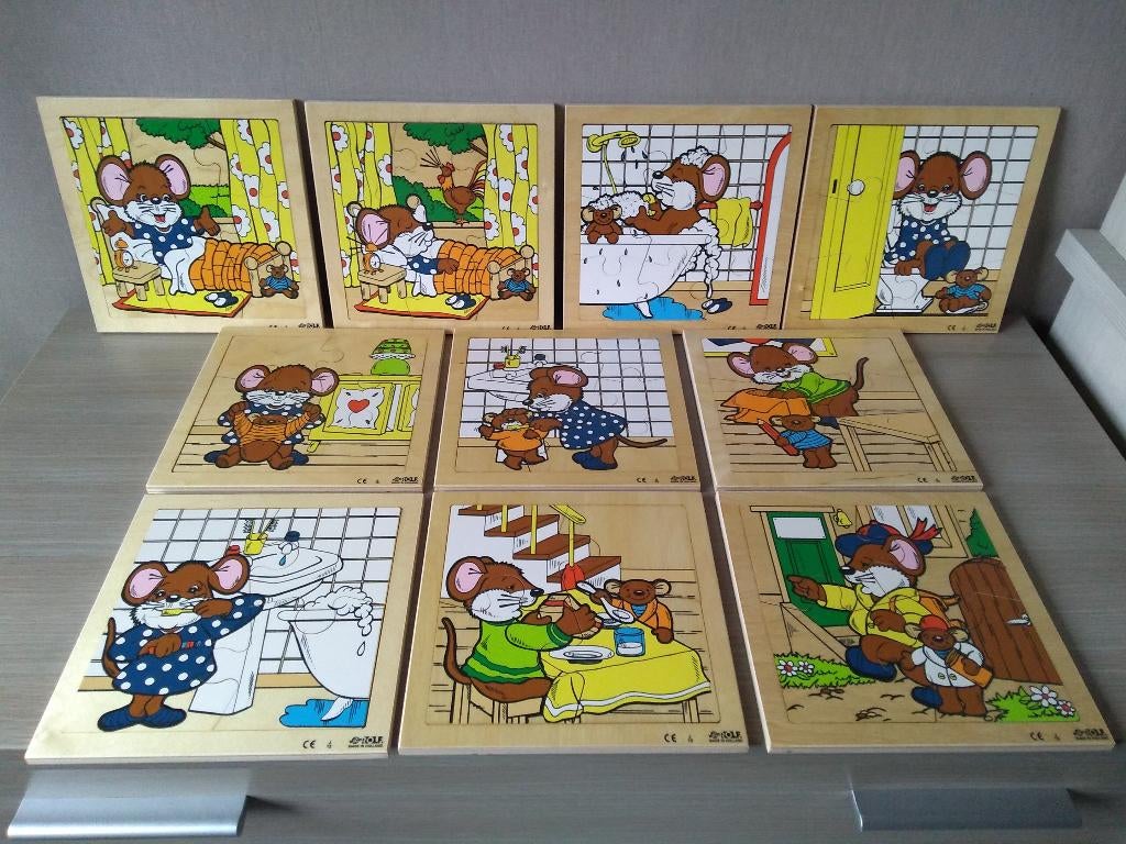 ✪ Nieuw houten themapuzzel van Rolf, Kinderen en Baby's, Ophalen of Verzenden, Nieuw, Van hout