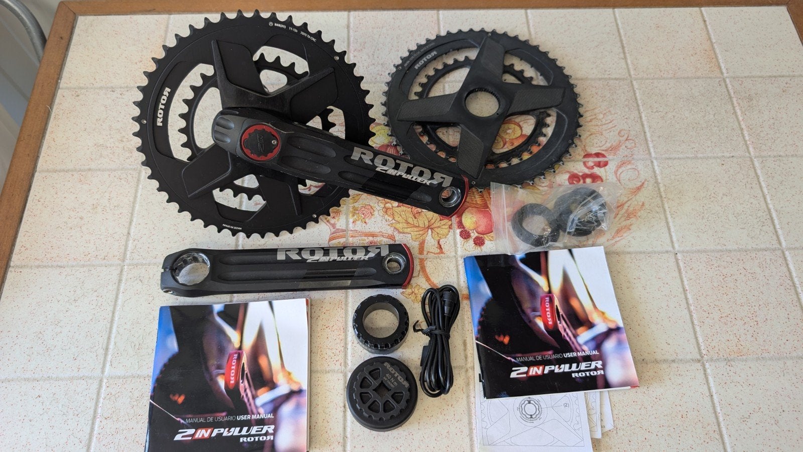 Crankstel Rotor2 inpower, Fietsen en Brommers, Fietsonderdelen, Ophalen of Verzenden