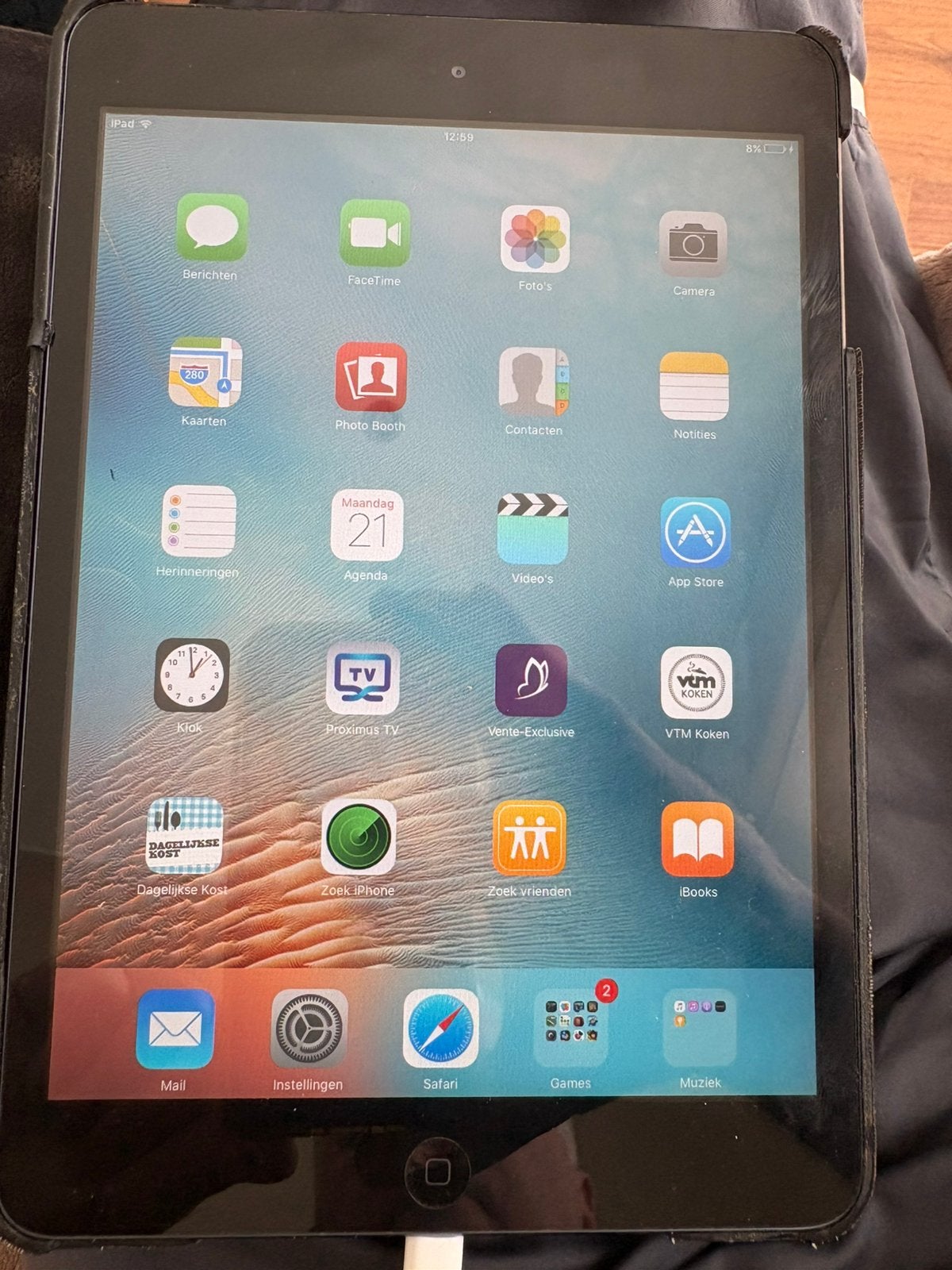Ipad mini 1st gen - 32GB, Computers en Software, Ophalen, Gebruikt, Zwart, 64 GB