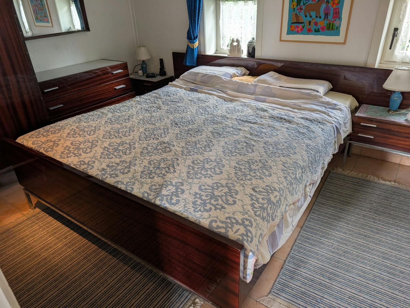 A donner: chambre complete + grand lit, Enlèvement, Utilisé