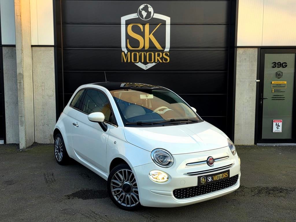 500 Facelift 0.9T 80PK Pano Leder GPS Cruise Full + Garantie, Voorwielaandrijving, Euro 6, 875 cc, Wit