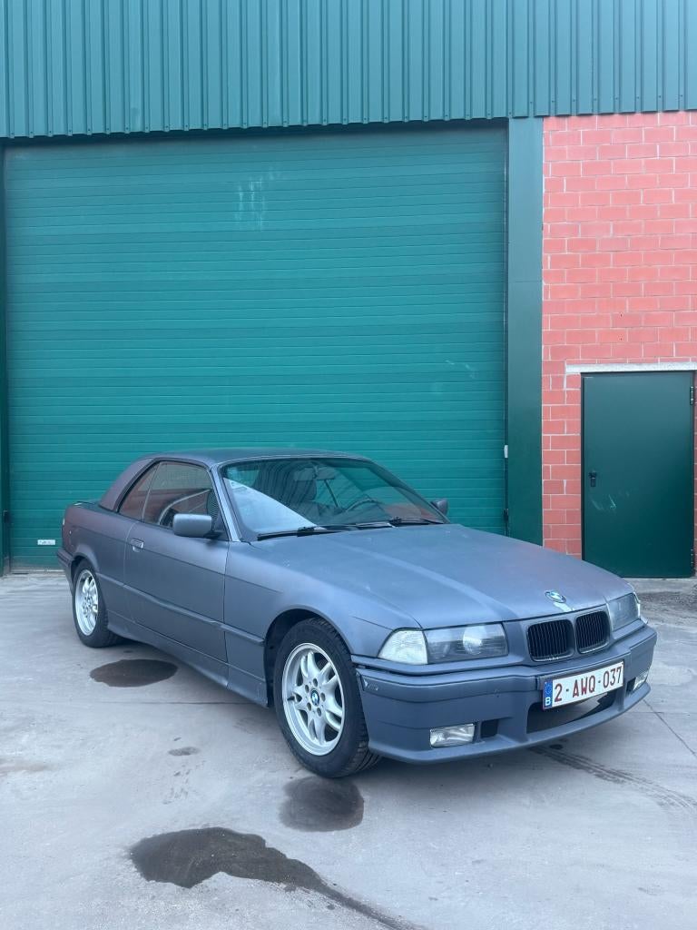 BMW E36 325i cabrio M50B25, Auto's, 2500 cc, 4 zetels, Achterwielaandrijving, Zwart