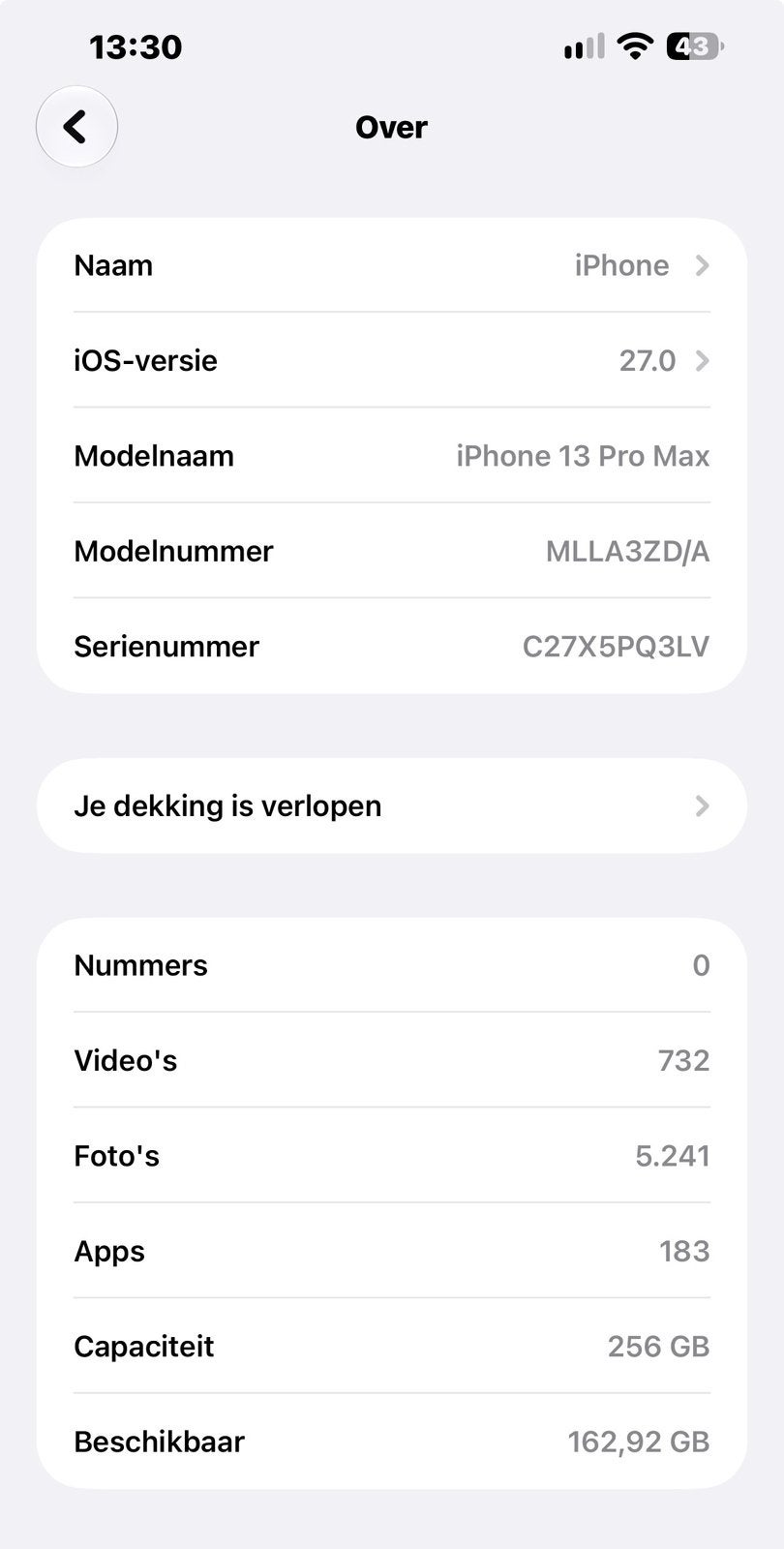 Apple iPhone 13 Pro Max, Enlèvement, 256 GB, IPhone 13 Pro Max
