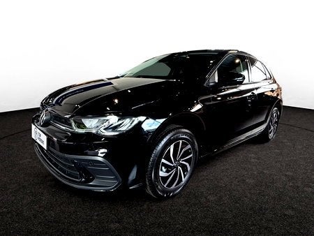 Volkswagen Polo Polo Life Business 1.0 TSI OPF  70 kW (95 pk, Auto's, Automaat, Zwart, Berline, https://public.car-pass.be/vhr/5e87f269-f619-484d-b6b2-c984e36a20dc