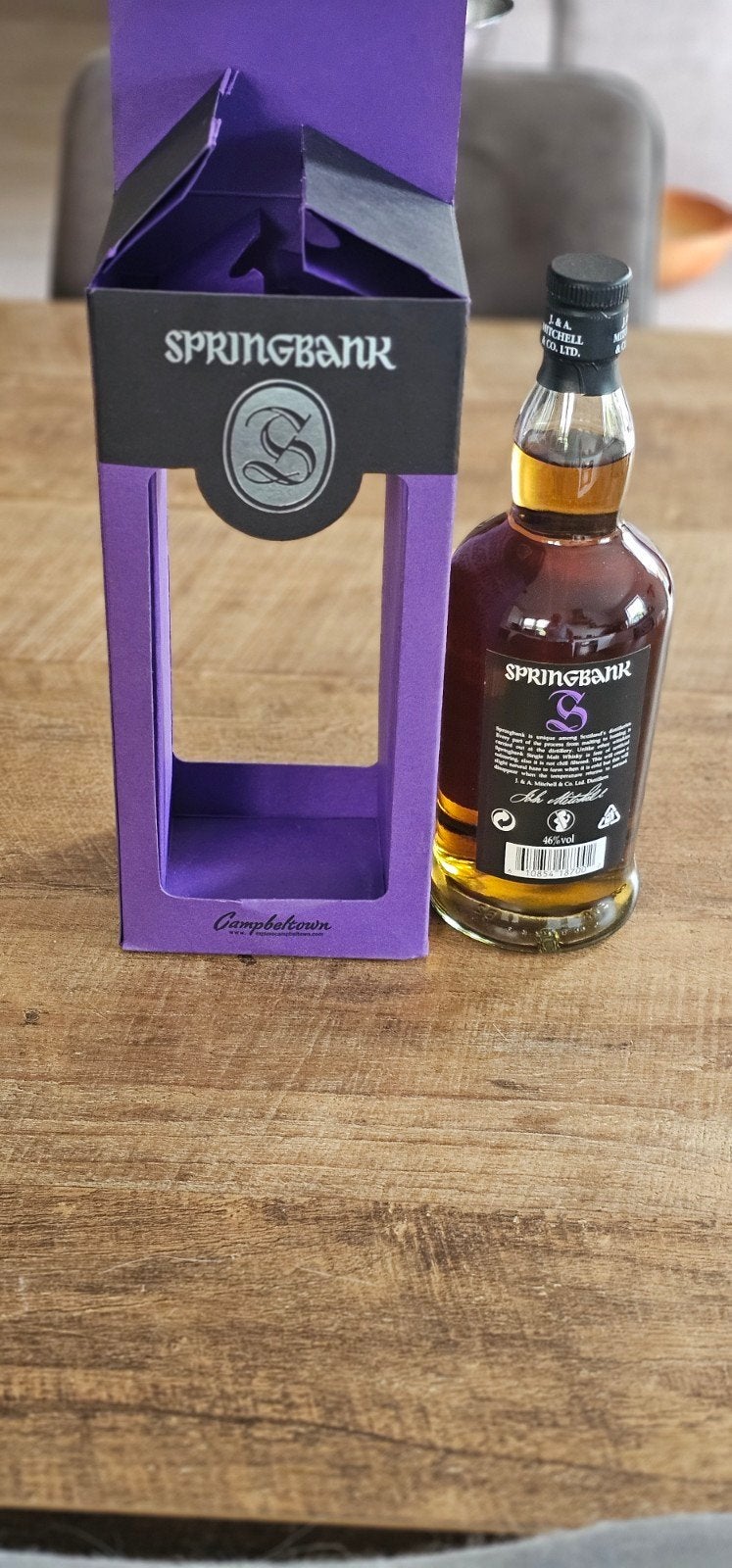 Springbank whisky, Enlèvement ou Envoi