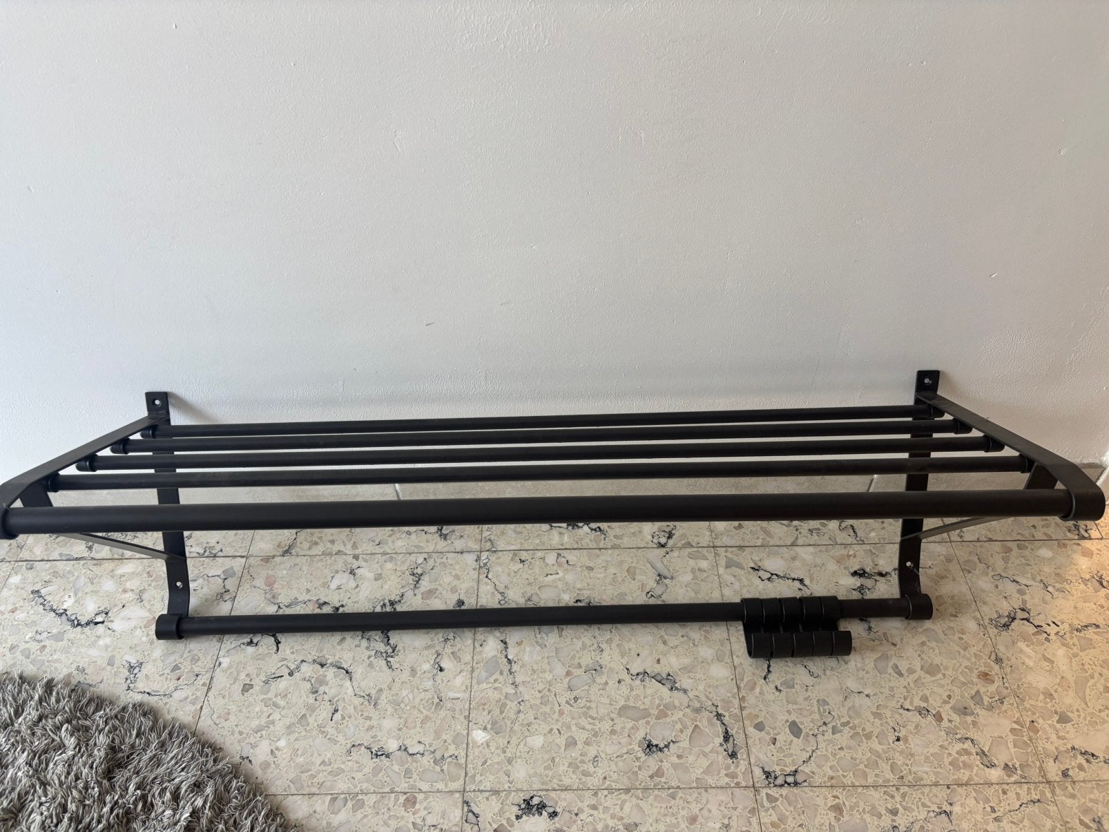 IKEA PORTIS wandkapstok met hoedenplank schoenrek, Ophalen, Zo goed als nieuw