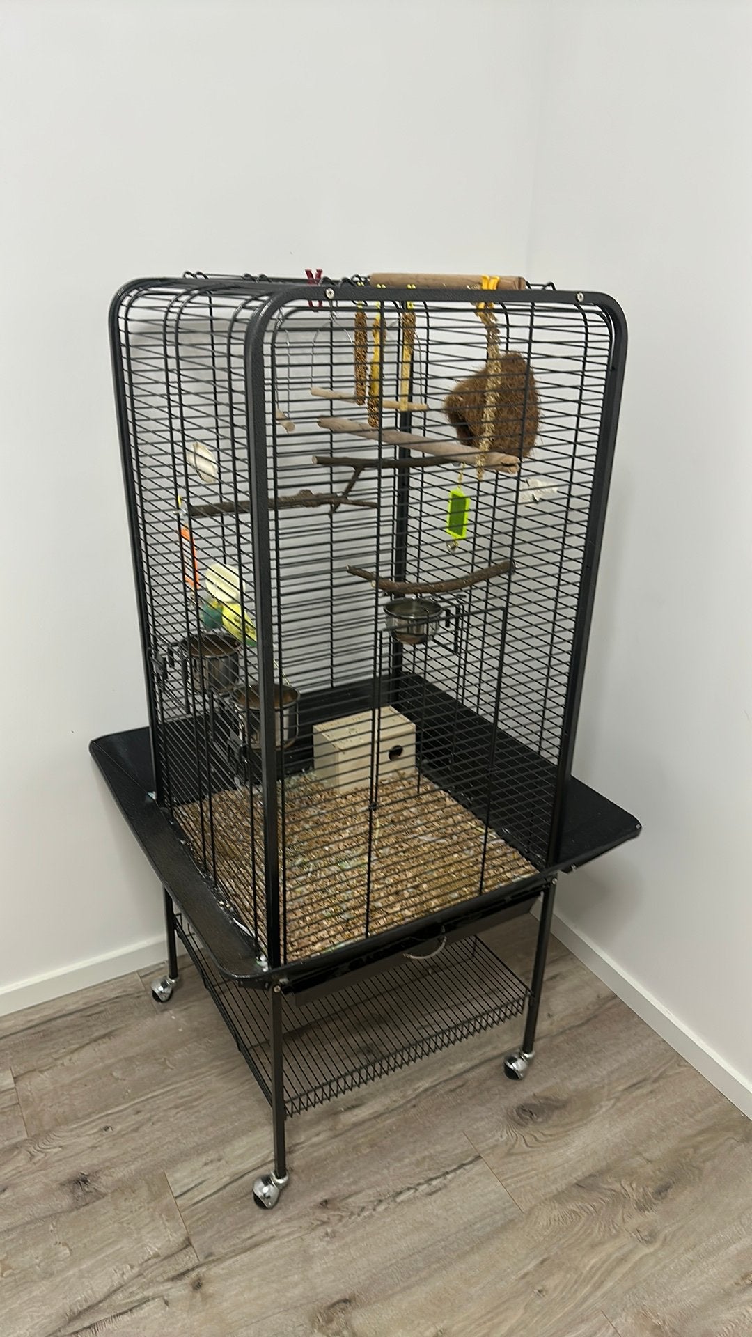 Vogels kooi, Ophalen, Zo goed als nieuw