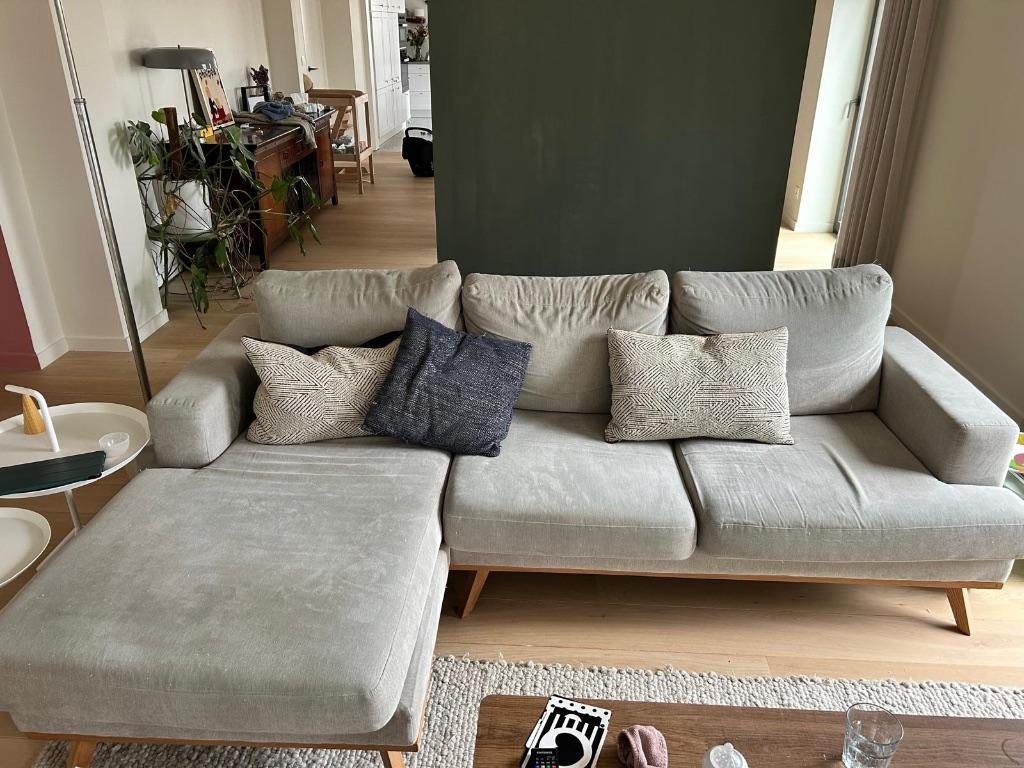 Zetel, Huis en Inrichting, Gebruikt, 125 tot 150 cm, Hoekbank, Driepersoons