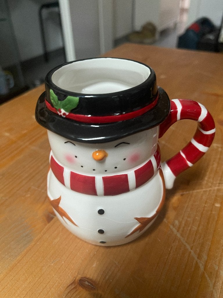 Mug bonhomme de neige Noël en céramique, Diversen, Kerst, Ophalen, Nieuw